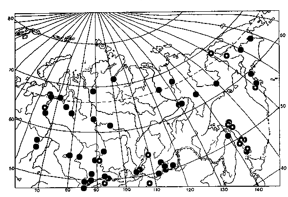 Dolichovespula norwegica, distribution map