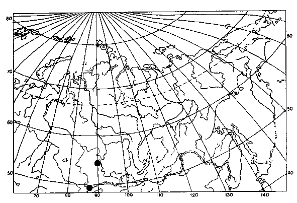 Dolichovespula omissa, distribution map