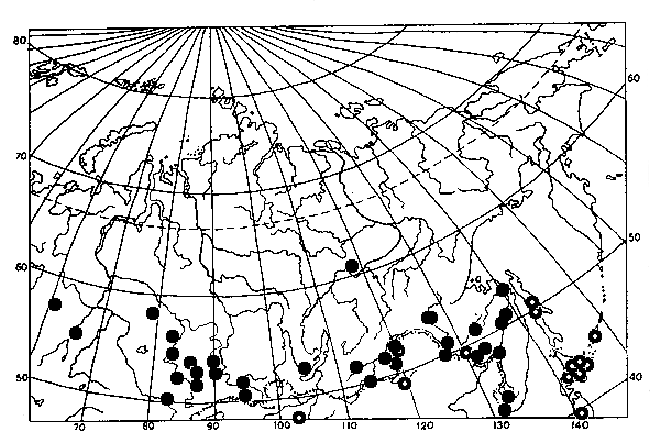 Polistes riparius, distribution map