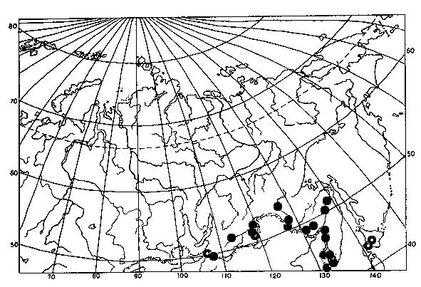 Polistes snelleni, distribution map